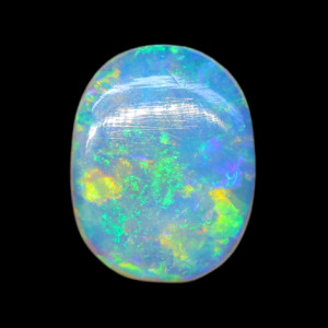 Australian Opal With Fire - 0.66 Carat 