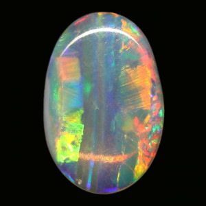 Australian Opal With Fire - 0.69 Carat 