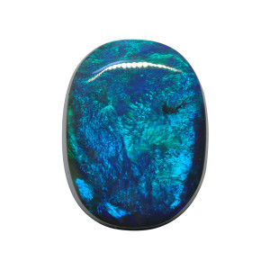 Australian Black Opal With Fire - 11.12 Carat 