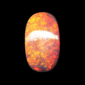Australian Opal With Fire - 27.90 Carat