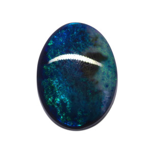 Australian Black Opal With Fire - 11.50 Carat 